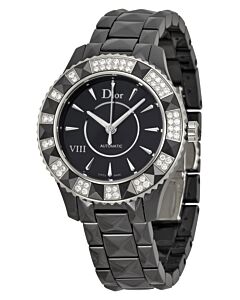 Women's Dior VIII Ceramic Black Dial Watch