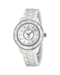 Women's Dior VIII Ceramic Mother of Pearl (Diamond-set) Dial Watch