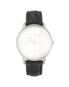 Women's Disco Volante Leather White Dial Watch