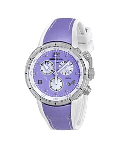 Women's Diver Pro Chronograph Silicone With Lavender (Hi-Tech) Fabric Lavender Dial Watch