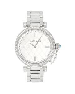 Women's Dona Stainless Steel White Dial Watch