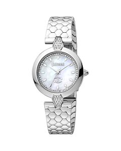 Women's Donna Stainless Steel Mother of Pearl Dial Watch