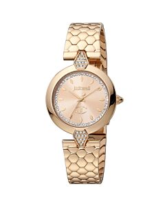 Women's Donna Stainless Steel Rose Gold-tone Dial Watch