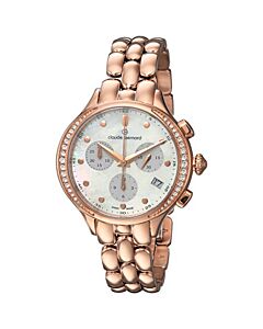 Women's Dress Code Chronograph Stainless Steel Mother of Pearl Dial Watch