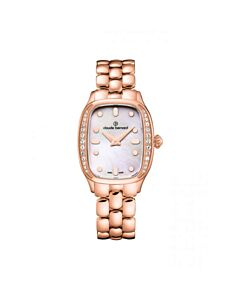 Women's Dress Code Stainless Steel Mother of Pearl Dial Watch