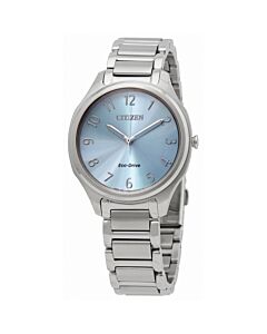 Womens-Drive-Stainless-Steel-Blue-Dial-Watch