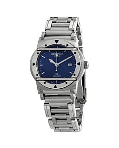 Womens-DS-Cascadeur-Stainless-Steel-Blue-Dial-Watch