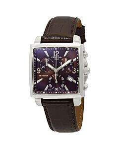 Women's DS Podium Chronograph Leather Brown Dial