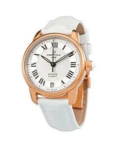 Womens-DS-Podium-Leather-Silver-Dial-Watch