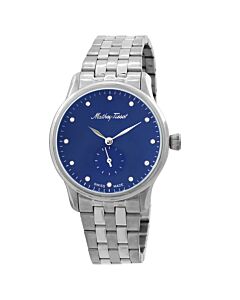Women's Edmond Metal Stainless Steel Blue Dial Watch