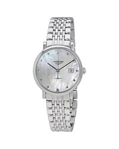 Women's Elegant Stainless Steel Mother Of Pearl Dial