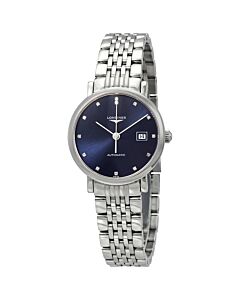Women's Elegant Stainless Steel Blue Dial Watch