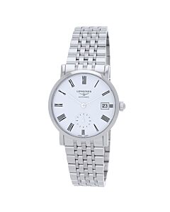 Women's Elegant Stainless Steel White Dial Watch
