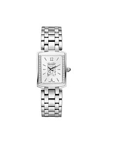 Women's Eria Stainless Steel White (Arabesque Center) Dial Watch