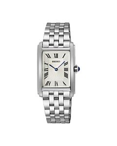 Women's Essentials Tank Stainless Steel Silver-tone Dial Watch