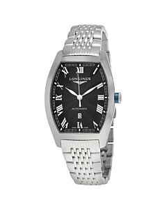 Women's Evidenza Stainless Steel Black Dial Watch