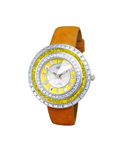 Women's Exotic Leather Mother of Pearl Dial