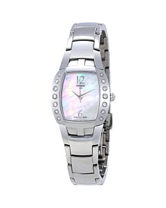 Women's Femini-T Stainless Steel White Mother of Pearl Dial Watch