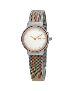 Women's Freja Stainless Steel White Dial Watch