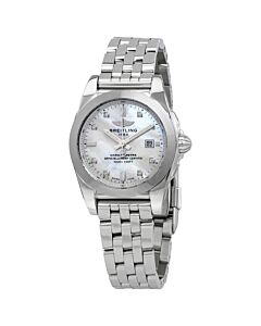Women's Galactic 29 Sleek Stainless Steel Silver Dial Watch