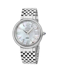 Women's Genoa Stainless Steel Mother of Pearl Dial Watch