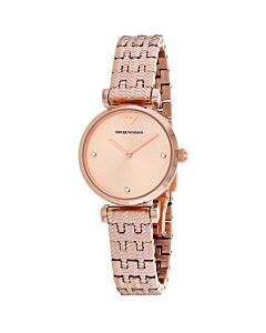 Women's Gianna T-bar Stainless Steel Rose Gold-tone Dial Watch