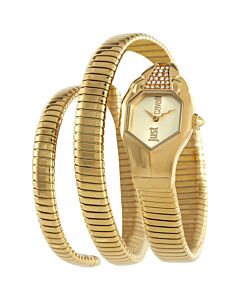 Women's Glam Chic Stainless Steel Gold Dial