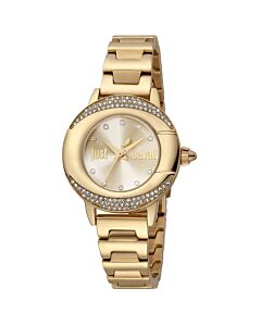 Women's Glam Chic Stainless Steel Gold-tone Dial Watch