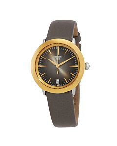 Women's Glendora Leather Graded anthracite-black Dial Watch