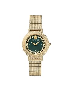 Women's Greca Stainless Steel Green Dial Watch