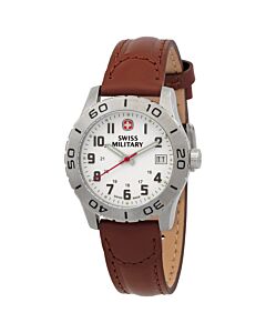 Women's Grenadier Leather White Dial Watch