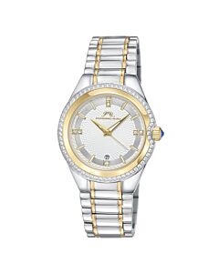 Women's Guilia Stainless Steel White Dial Watch
