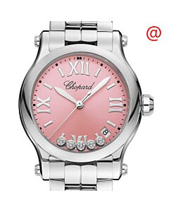 Women's Happy Sport Stainless Steel Pink Dial Watch