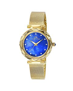 Women's Hazel Stainless Steel Blue Dial Watch