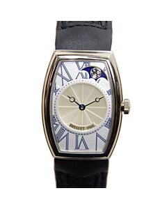 Women's Heritage Phase de Lune Calfskin Leather Silver-tone Dial Watch