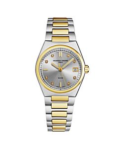 Women's Highlife Stainless Steel & Yellow Gold PVD Silver Dial Watch