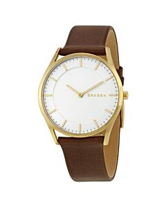 Women's Holst Leather Silver Dial Watch