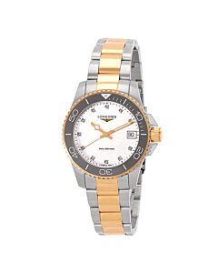 Women's Hydroconquest Stainless Steel White Mother of Pearl Dial Watch