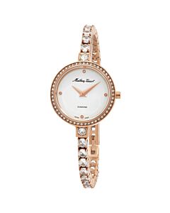 Women's Infinity Stainless Steel decorated with Swarowski crystals Silver Dial Watch