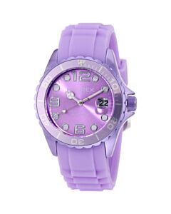 Women's Ink Lavendar Silicone Purple Dial Watch