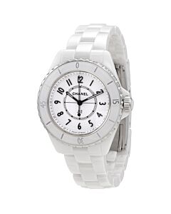 Women's J12 Ceramic 1 White Dial Watch