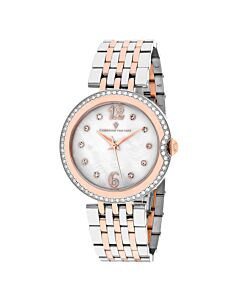 Women's Jasmine Stainless Steel Mother of Pearl Dial Watch