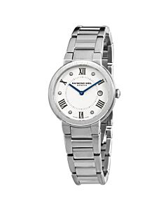 Women's Jasmine Stainless Steel White Dial Watch