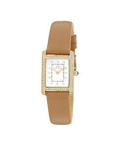 Women's Karolina Leather White Dial Watch