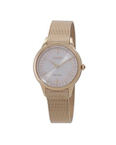 Women's L Series Stainless Steel Rose Dial Watch