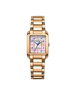 Women's L Stainless Steel Mother of Pearl Dial Watch
