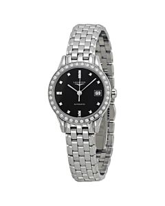 Women's La Grande Classique Stainless Steel Black Dial Watch