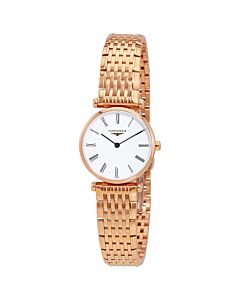 Women's La Grande Classique Rose Gold PVD Stainless Steel White Dial