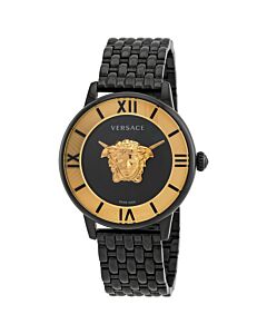 Women's La Medusa Stainless Steel Black Dial Watch