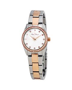 Women's LaBelle Silver-Tone and Rose-Tone Stainless Steel White Dial